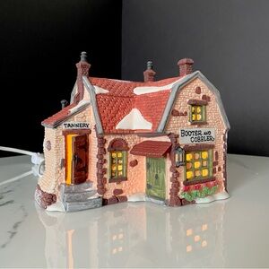 "Booter and Cobbler" Dickens Snow Village by Dept. 56